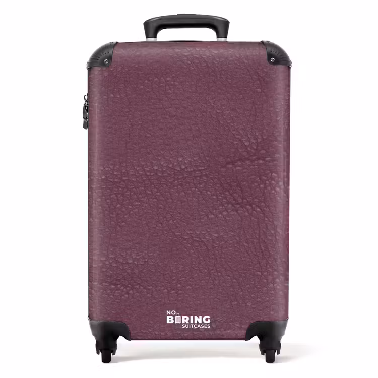 Valise - Cuir de veau violet — 1