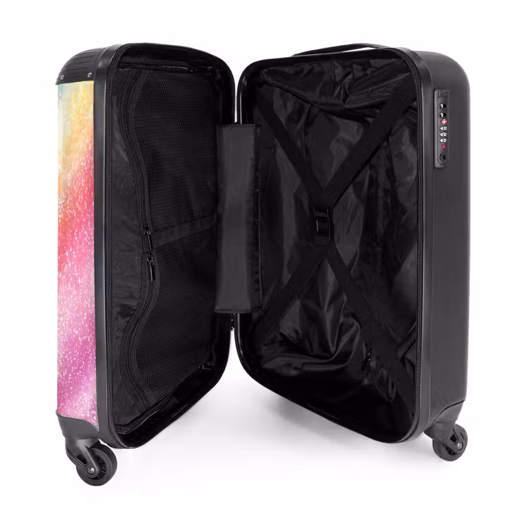 Valise - Valise enfant - Arc-en-ciel scintillant — 4
