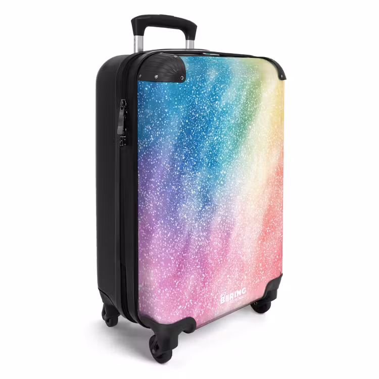 Valise - Valise enfant - Brume arc-en-ciel scintillante — 2
