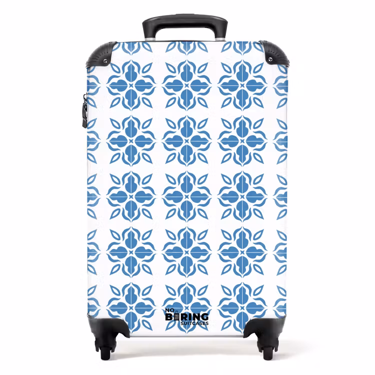 Valise - Zomer tegel print blauw — 1