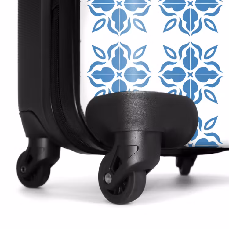 Valise - Zomer tegel print blauw — 6