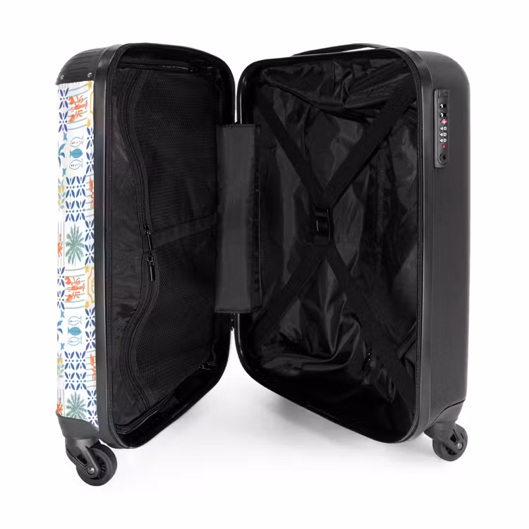 Valise - Zomer tegel patroon kleurrijk — 4