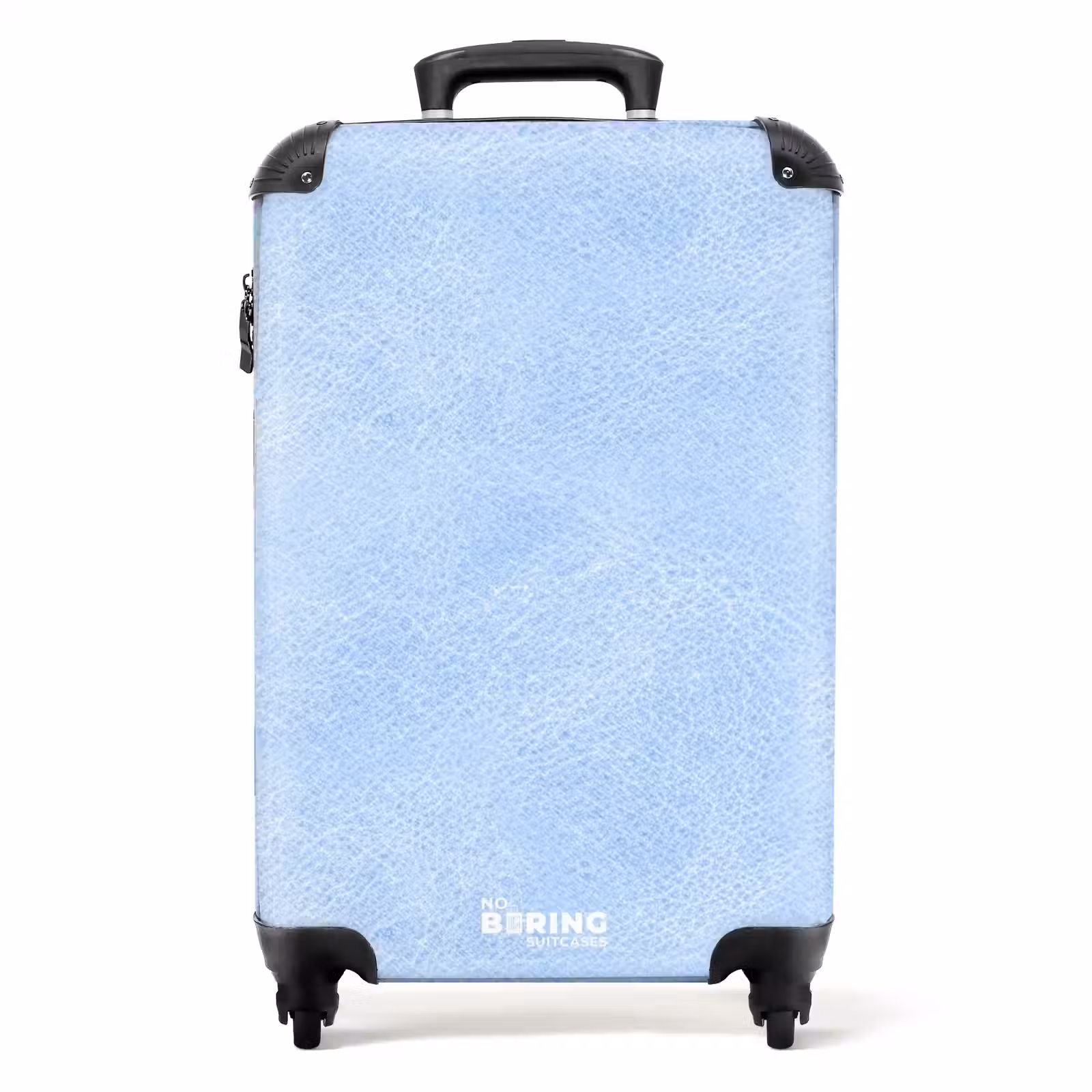 Valise - Aspect cuir bleu clair — 1