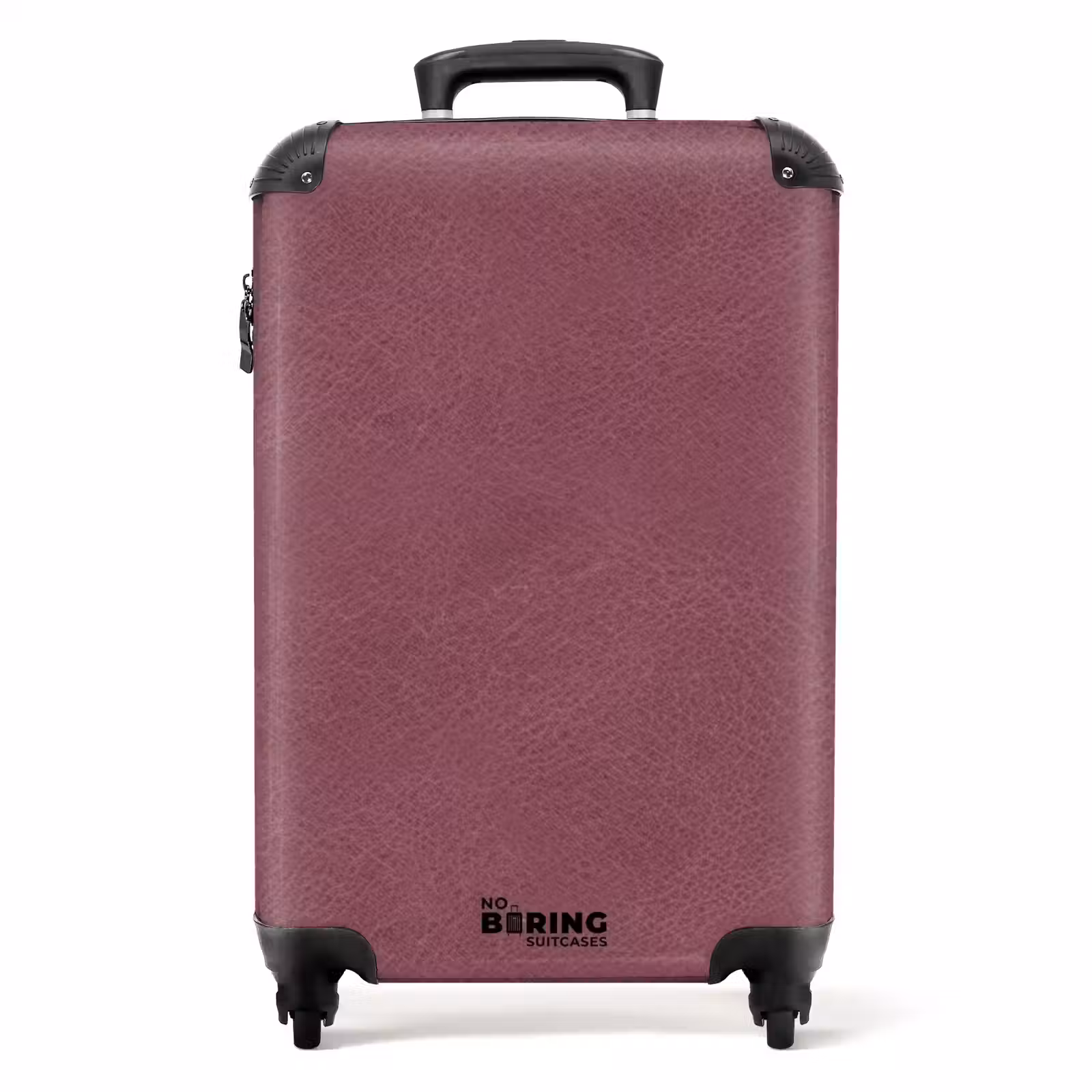 Valise - Aspect cuir rose foncé — 1