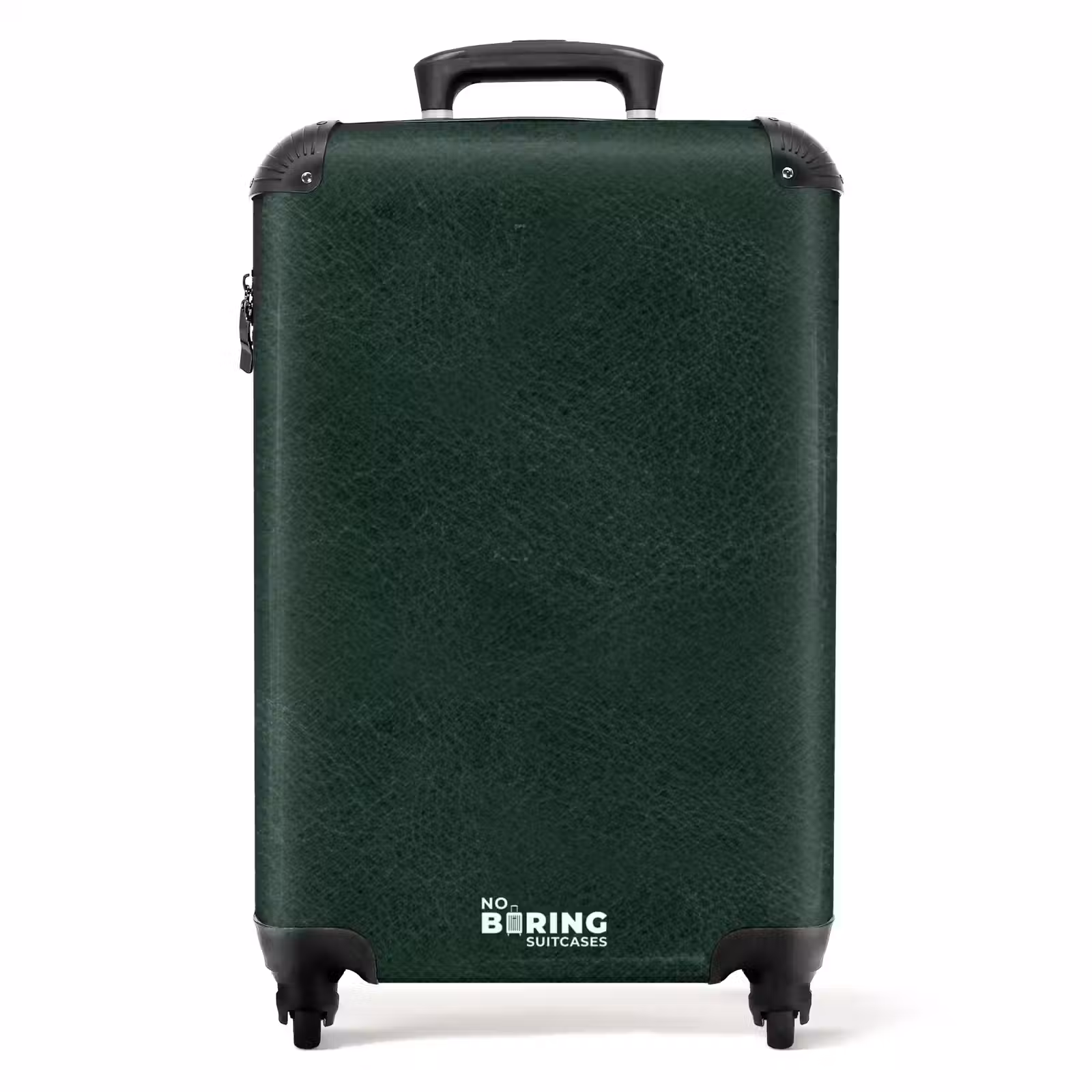 Valise - Aspect cuir vert mousse — 1