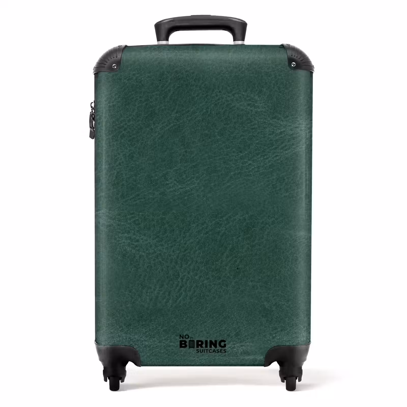 Valise - Aspect cuir vert moyen — 1