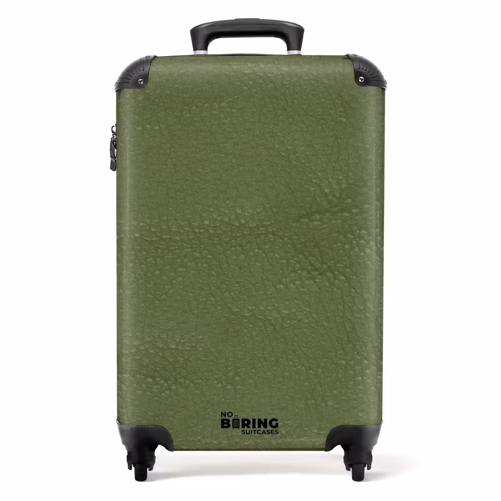 Valise - Aspect cuir vert pomme — 1