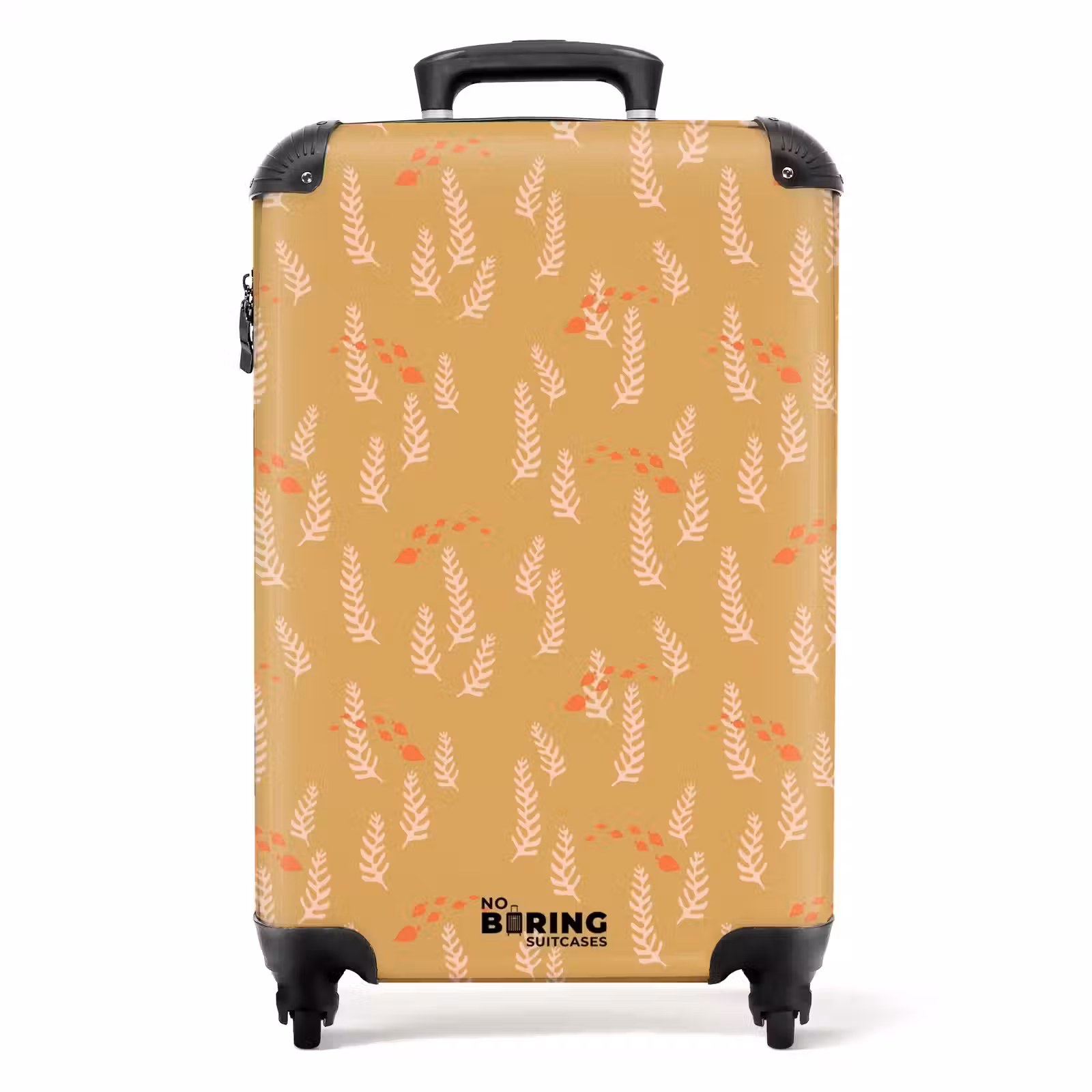 Valise - Corail avec motif de poisson orange rose — 1
