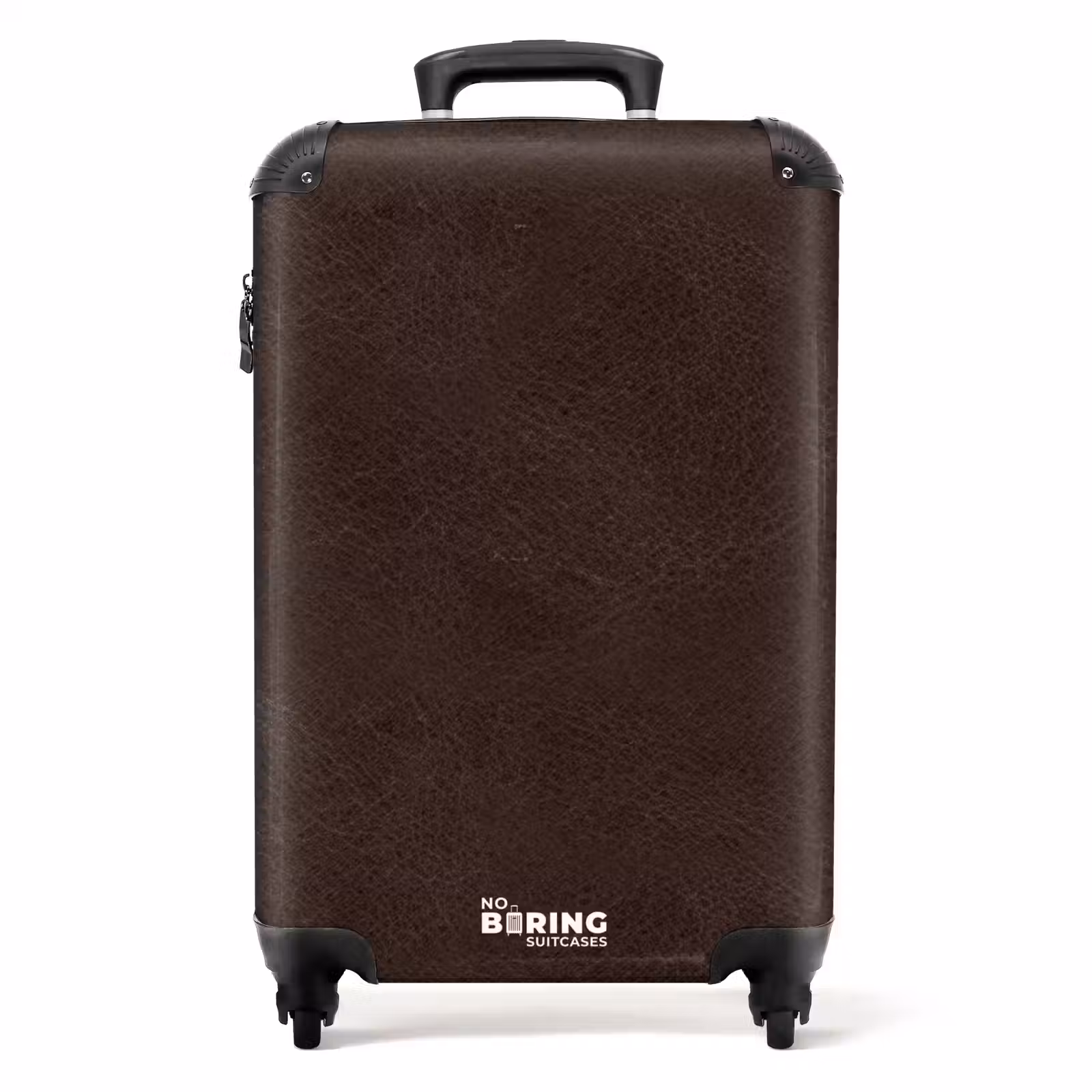 Valise - Cuir brun chocolat — 1