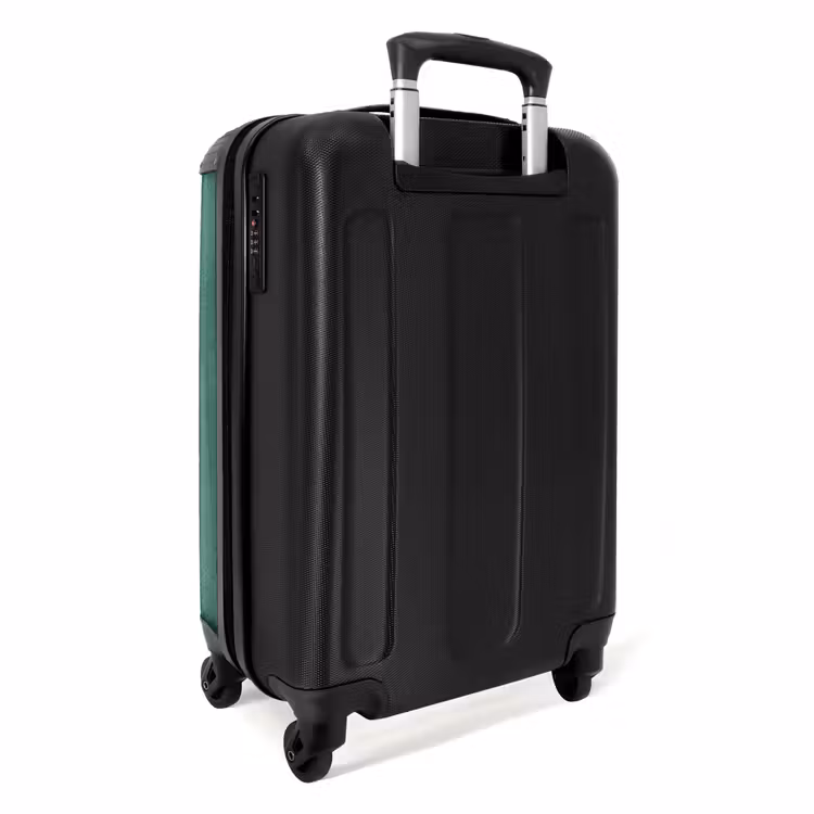 Valise - Aspect cuir bleu vert — 3