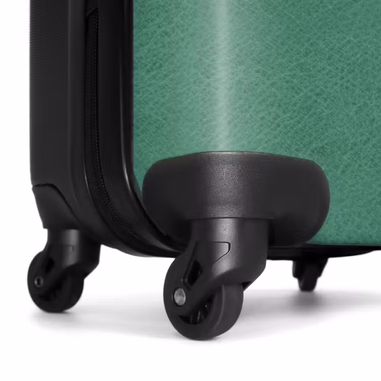 Valise - Aspect cuir bleu vert — 6