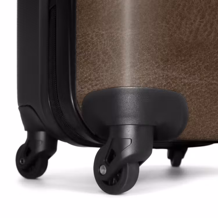 Valise - Aspect cuir brun foncé — 6