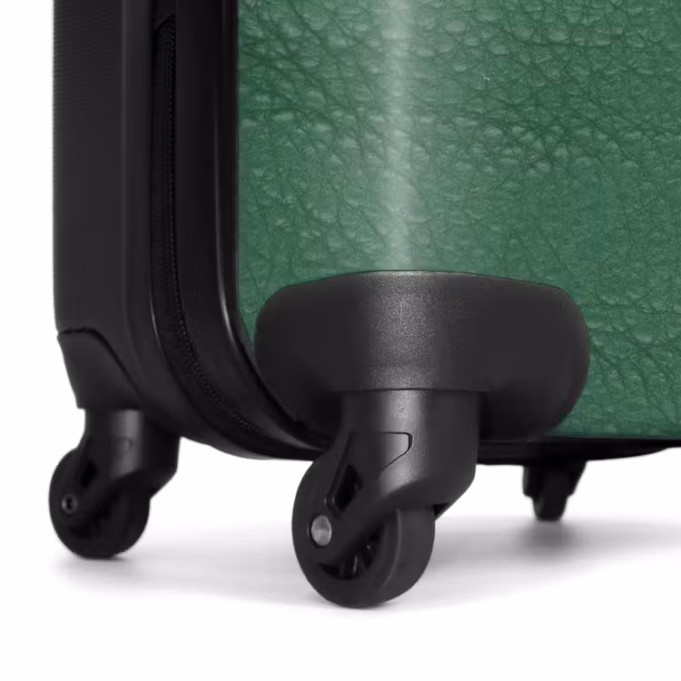 Valise - Aspect cuir de couleur verte — 6