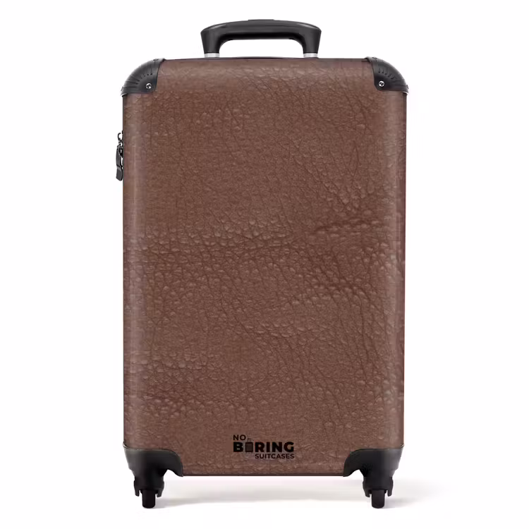Valise - Aspect cuir marron — 1