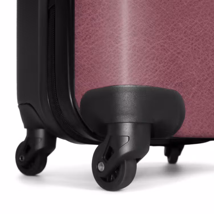Valise - Aspect cuir rose foncé — 6
