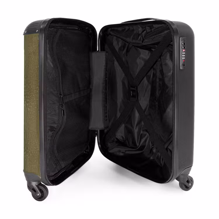 Valise - Aspect cuir vert forêt — 4