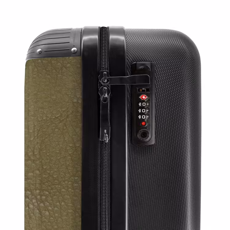 Valise - Aspect cuir vert forêt — 5