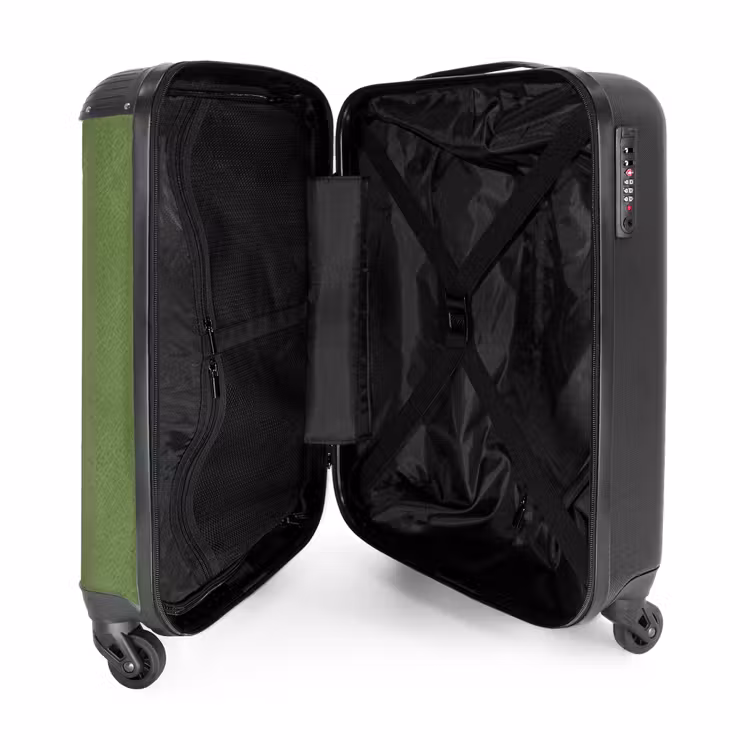 Valise - Aspect cuir vert menthe — 4