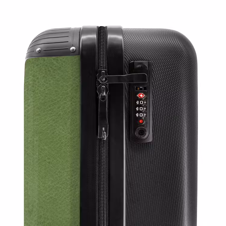 Valise - Aspect cuir vert menthe — 5