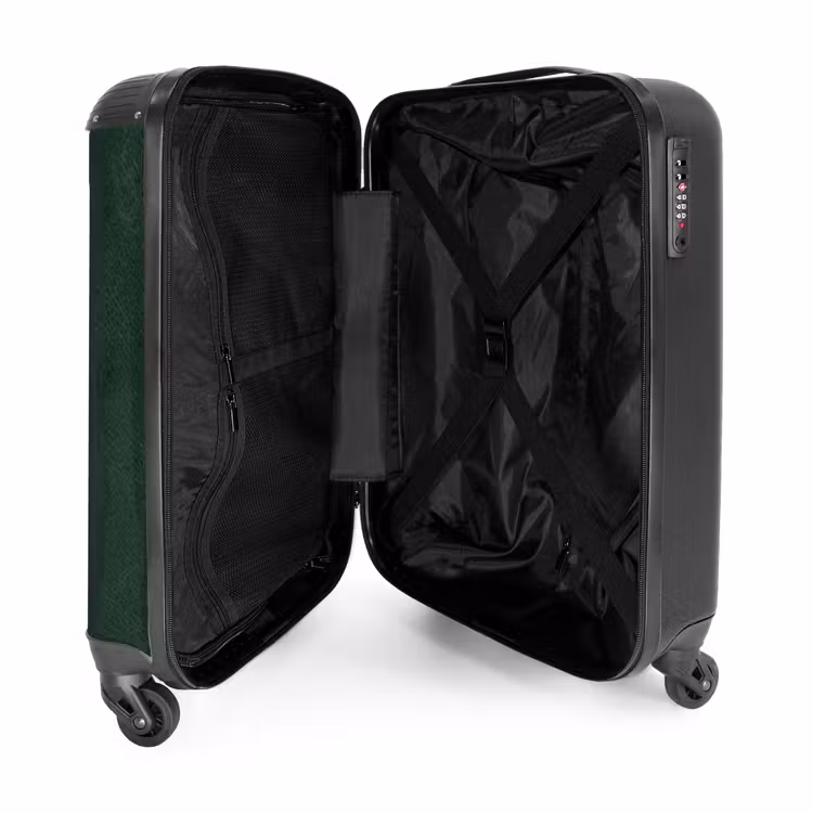Valise - Aspect cuir vert mousse — 4