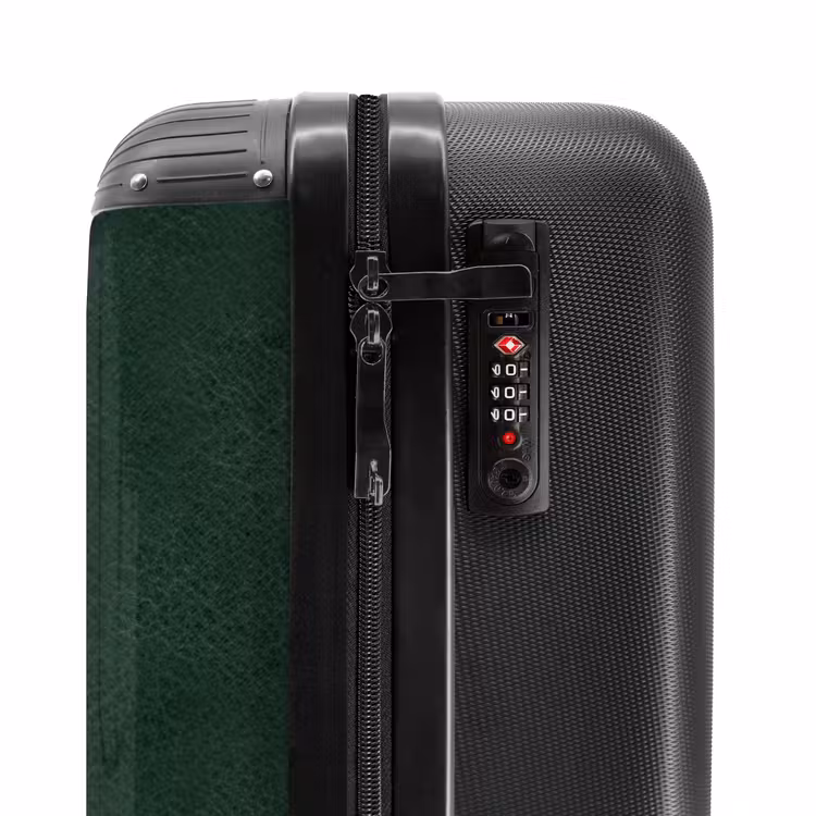 Valise - Aspect cuir vert mousse — 5
