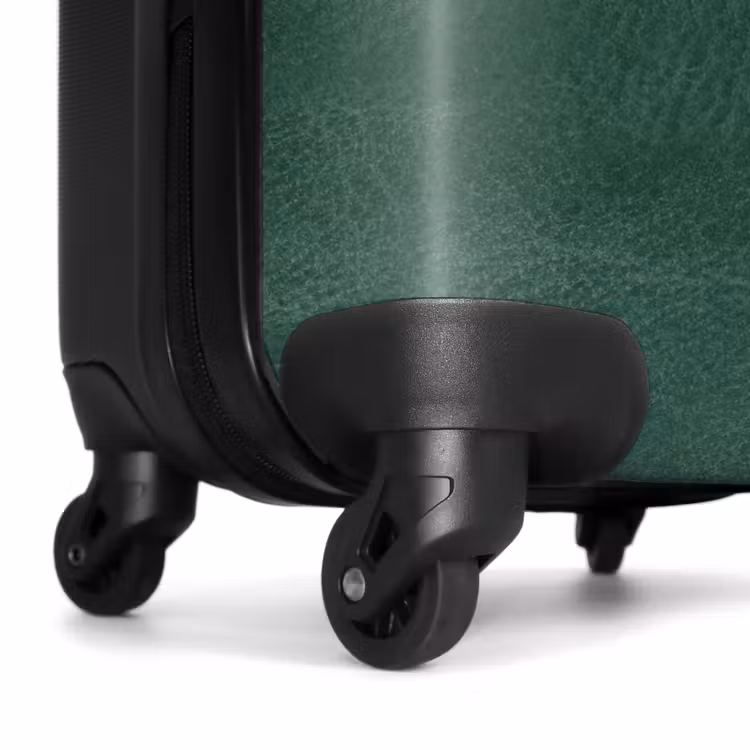 Valise - Aspect cuir vert moyen — 6