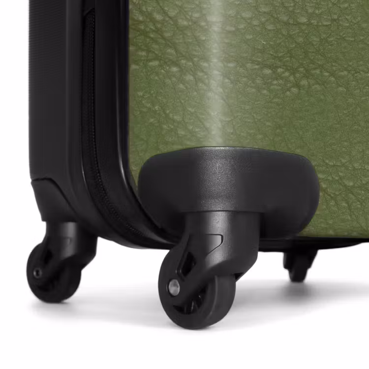 Valise - Aspect cuir vert pomme — 6