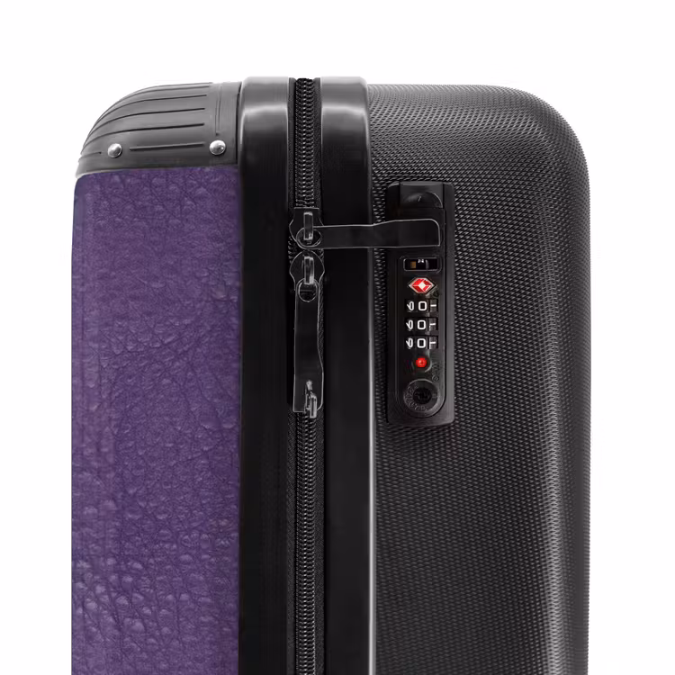 Valise - Aspect cuir violet — 5