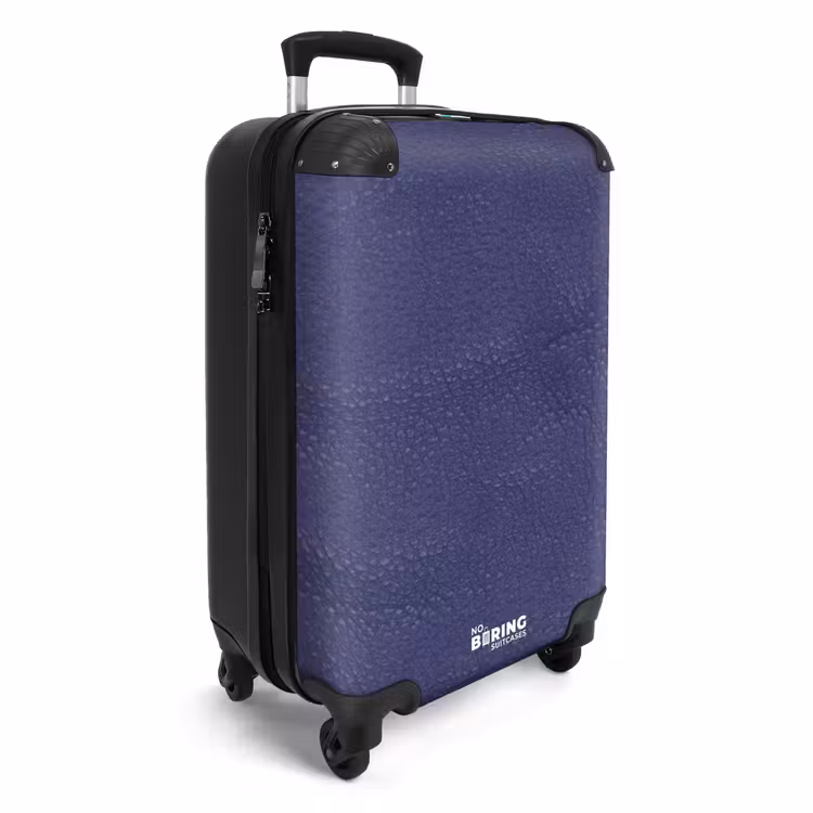 Valise - Aspect cuir violet lavande — 2