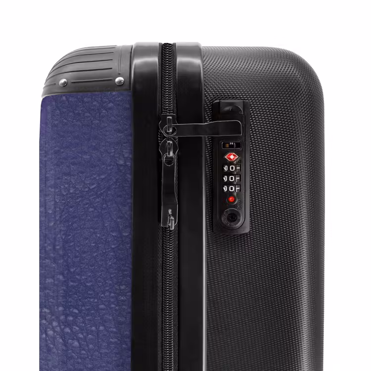 Valise - Aspect cuir violet lavande — 5