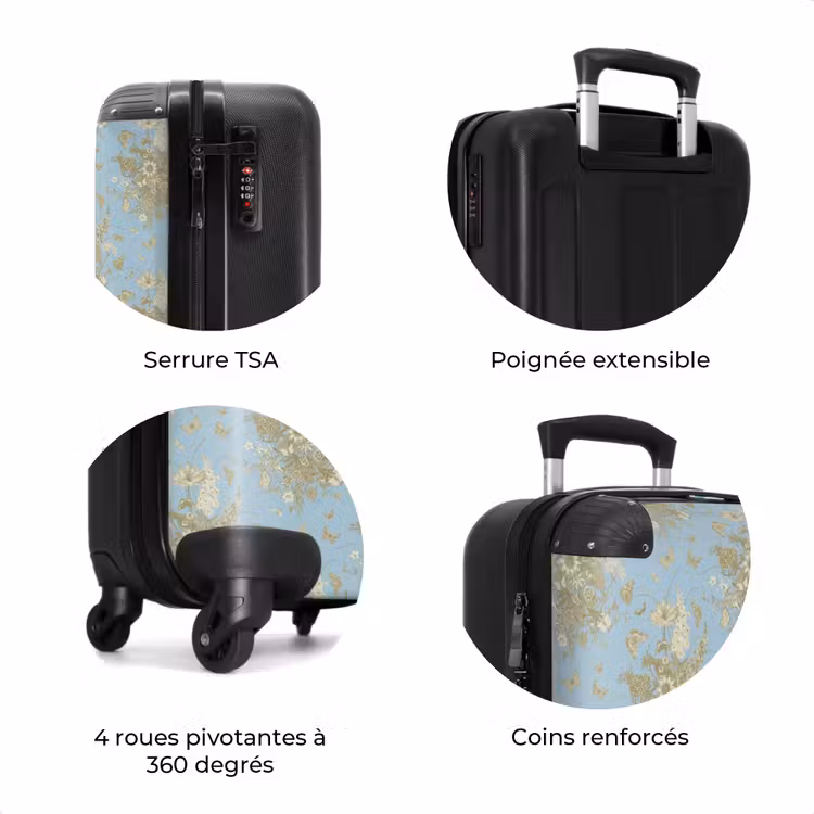 Valise - Bouquet classique bleu — 8