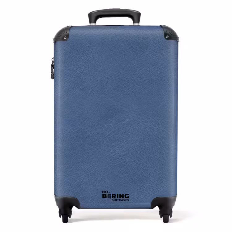 Valise - Cuir bleu — 1
