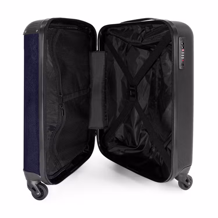Valise - Cuir bleu marine — 4