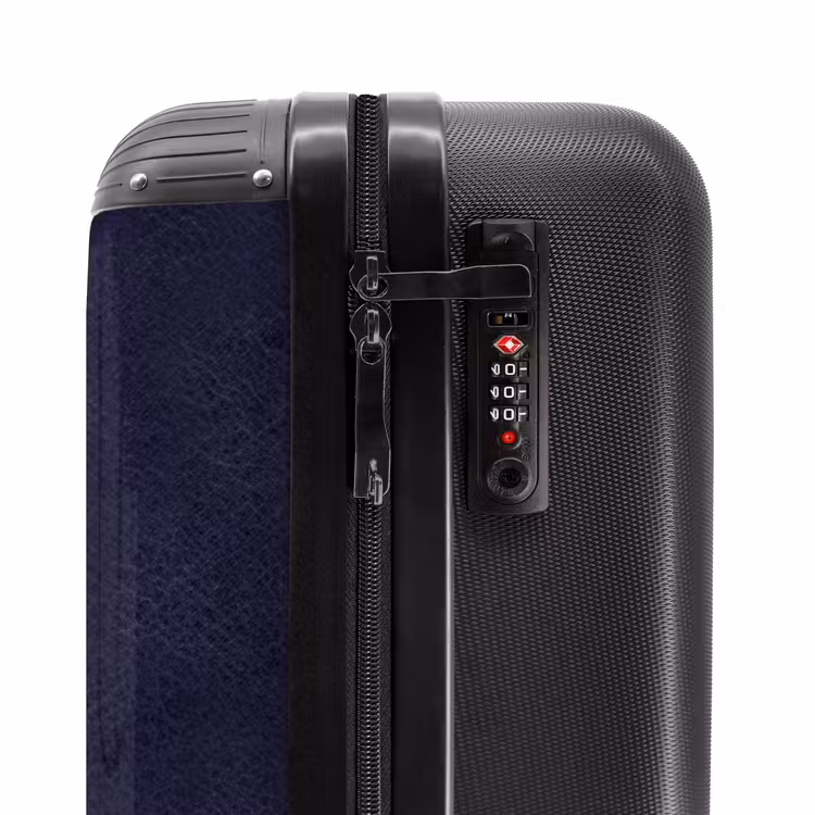 Valise - Cuir bleu marine — 5