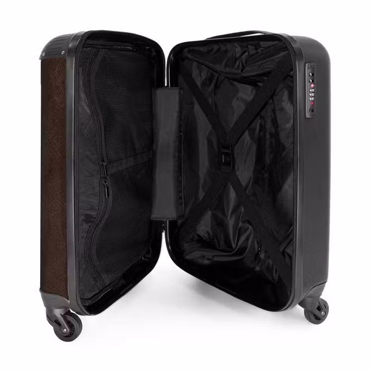 Valise - Cuir brun chocolat — 4