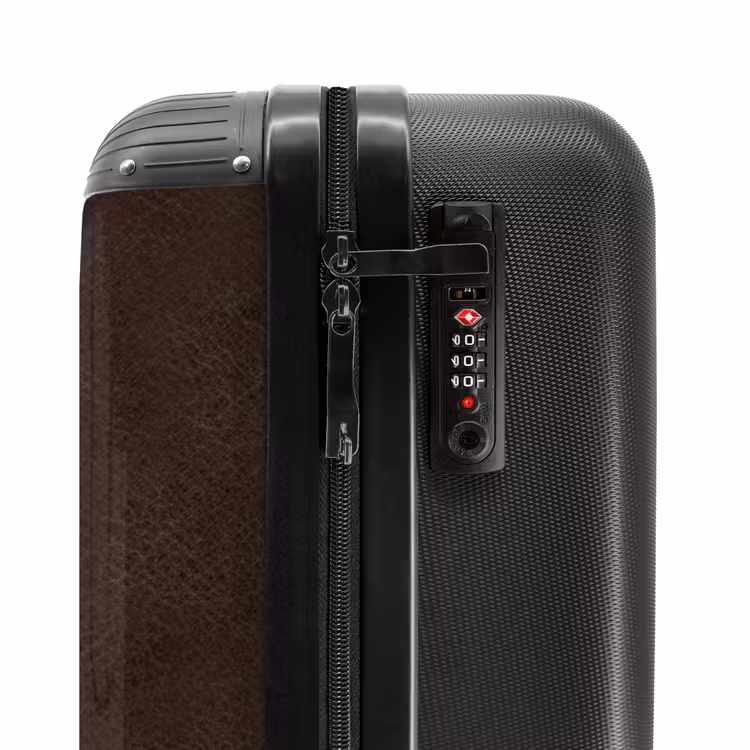 Valise - Cuir brun chocolat — 5