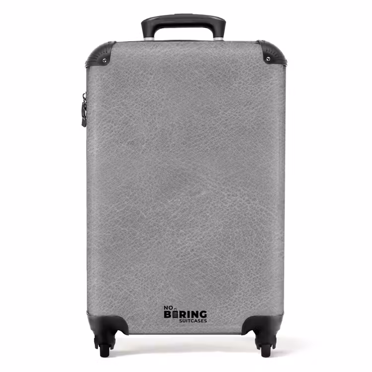 Valise - Cuir gris — 1