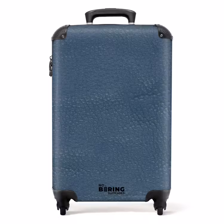 Valise - Cuir gris bleu — 1