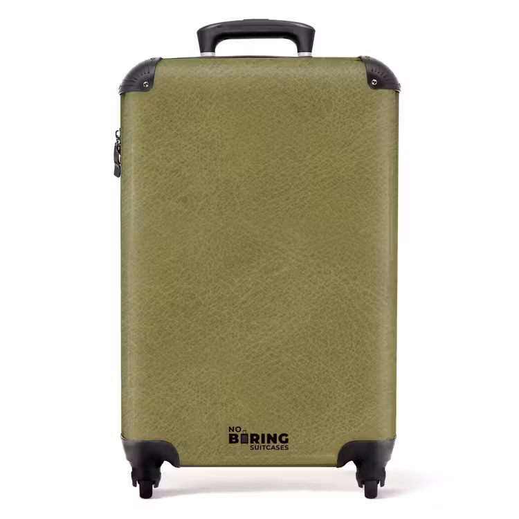Valise - Cuir gris vert — 1