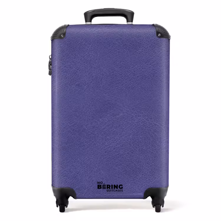 Valise - Cuir violet — 1