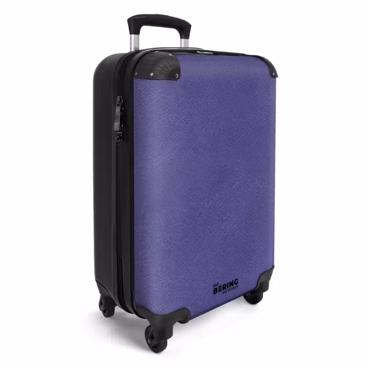 Valise - Cuir violet — 2