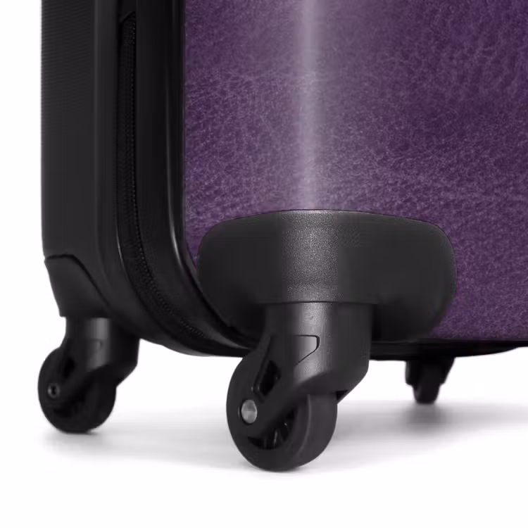 Valise - Cuir violet aubergine — 6