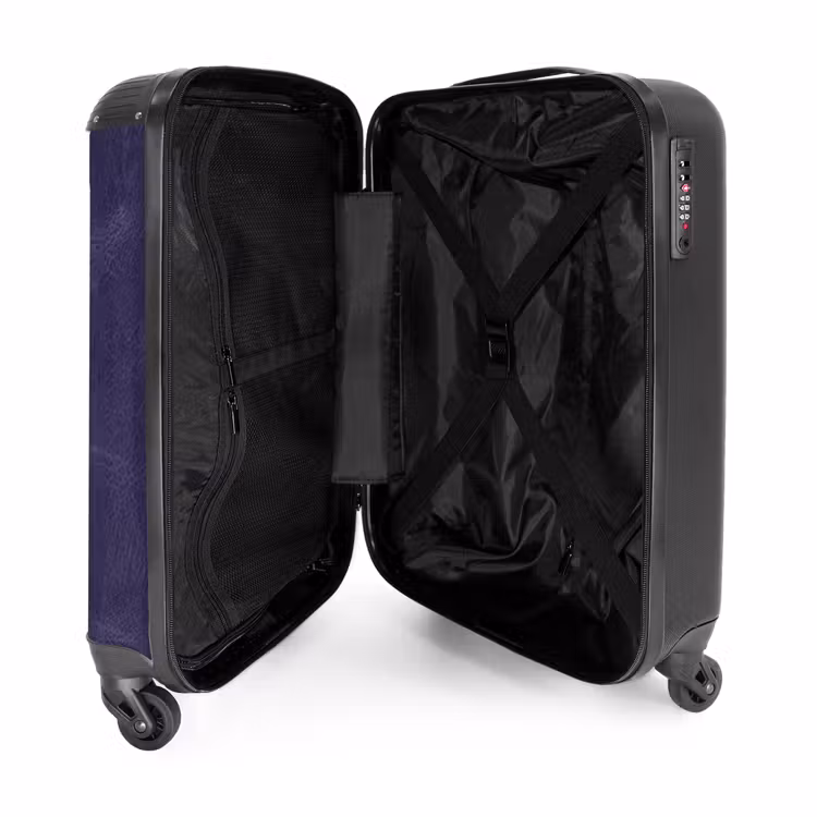 Valise - Cuir violet moyen — 4