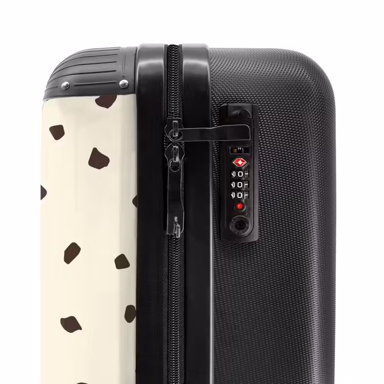 Valise - Fond crème clair avec des taches brunes — 6