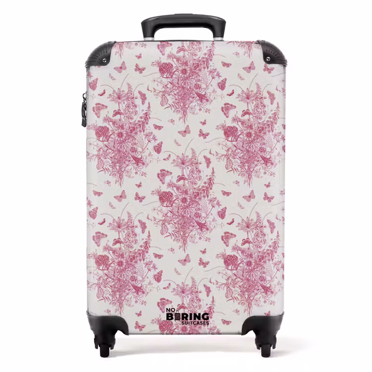 Valise - Bouquet classique rose — 1