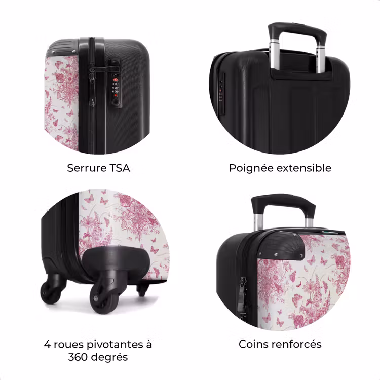 Valise - Bouquet classique rose — 8