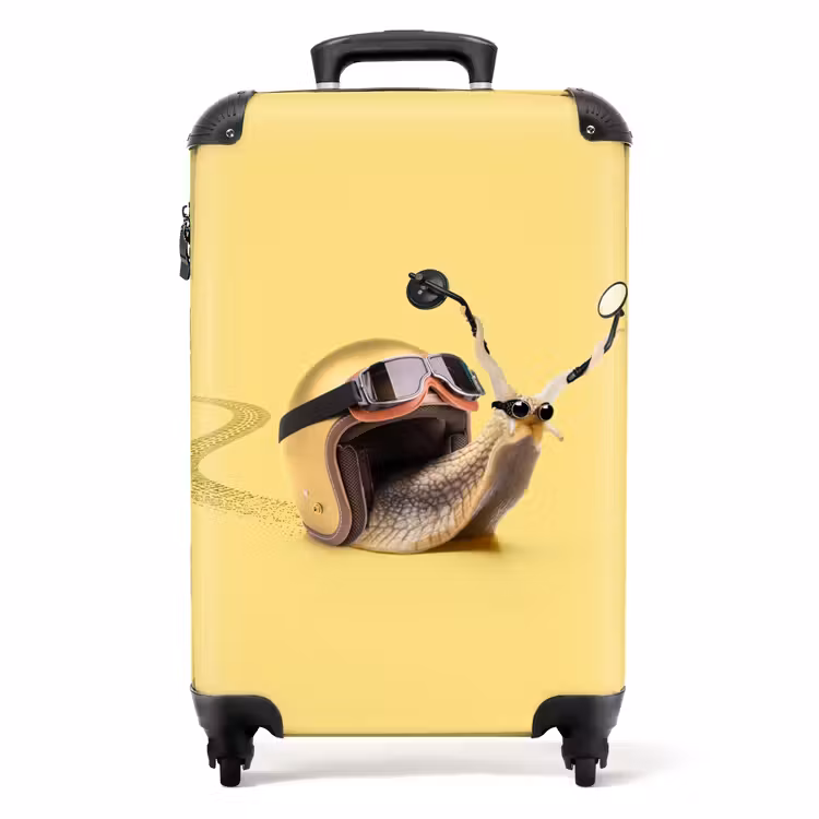 Valise - Escar-Go - Jaune — 1