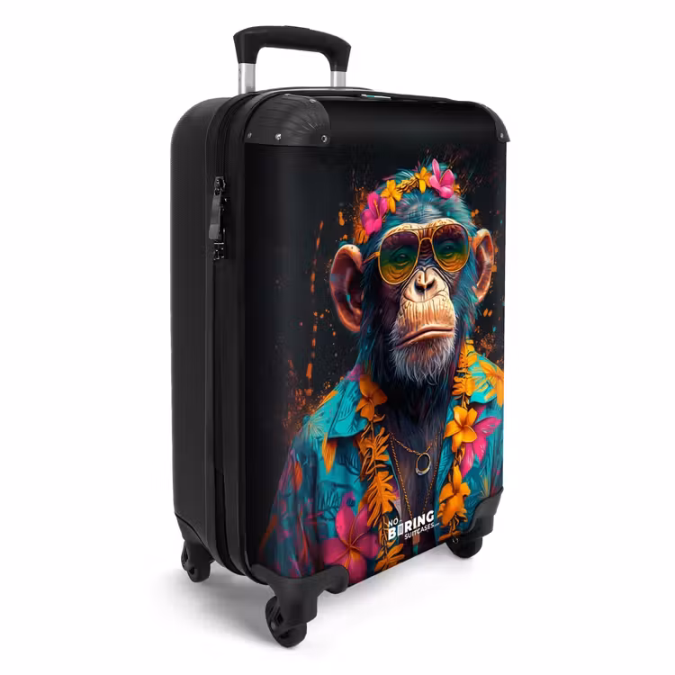 Valise - Chimpanzé avec chemisier hawaïen — 2