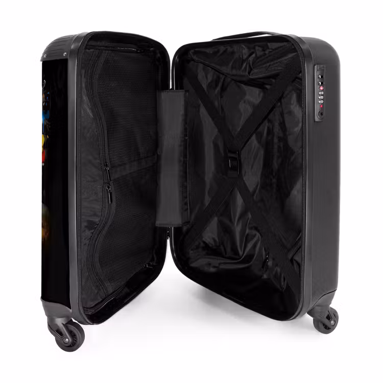 Valise - Chimpanzé avec des écouteurs et de la peinture à graffiti — 4