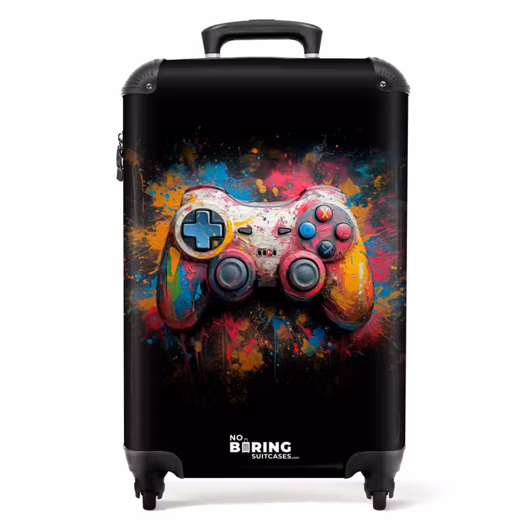 Valise - Contrôleur de jeu couvert de peinture — 1